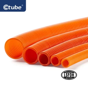 orange lszh corrugated conduit pipe