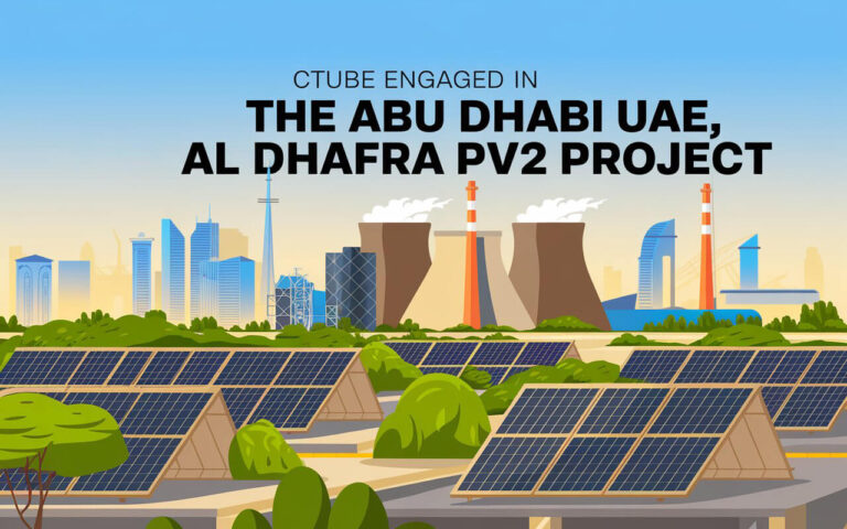 Ctube Engaged in The Abu Dhabi UAE Al Dhafra PV2 Project