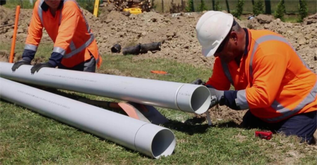 installation de conduits aériens et souterrains