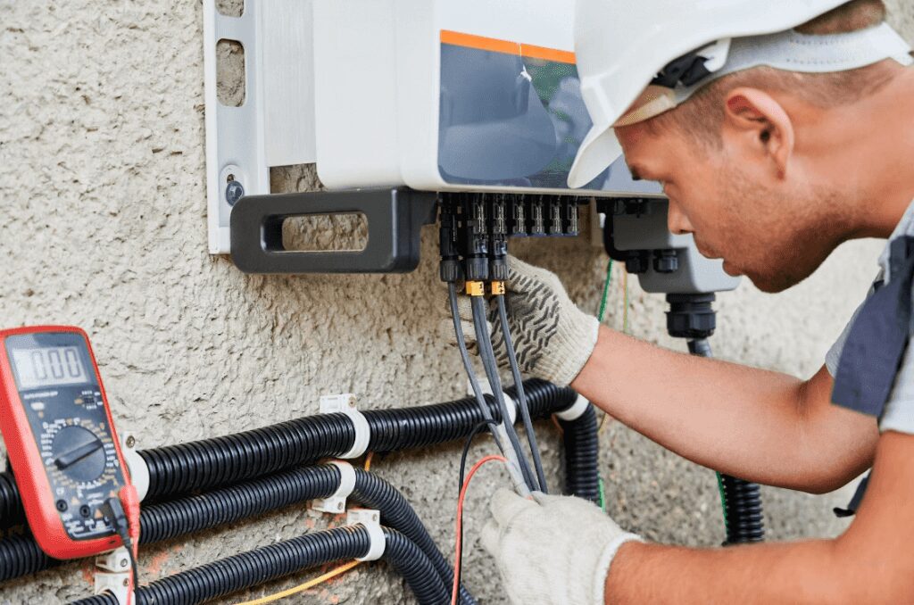 Instalación de conductos eléctricos