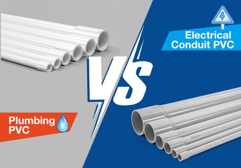 Diferencia entre el PVC para plomería y el PVC para conductos eléctricos