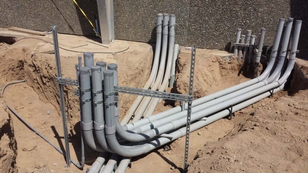 Conduit EMT vs. Conduit rigide Une comparaison complète - installation souterraine