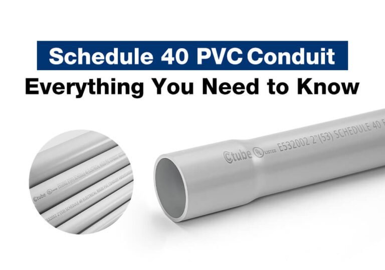 Conducto de PVC Schedule 40, Todo lo que necesita saber: Conducto rígido de PVC Schedule 40