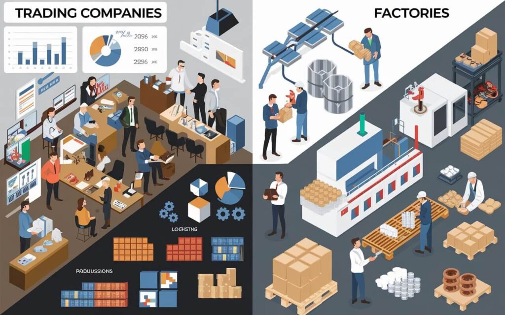 How to Distinguish Manufacturers from Trading Companies difference